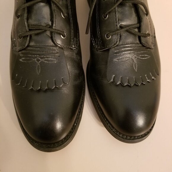 Ariat 8C High Top Boots Leather Kiltie Lace Up Granny 33501 Heritage Lacer - Picture 7 of 12